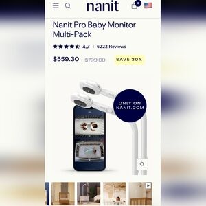 Nanit Pro HD Nursery Camera - White